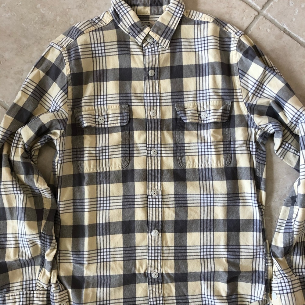 Jcrew flannel button down shirt